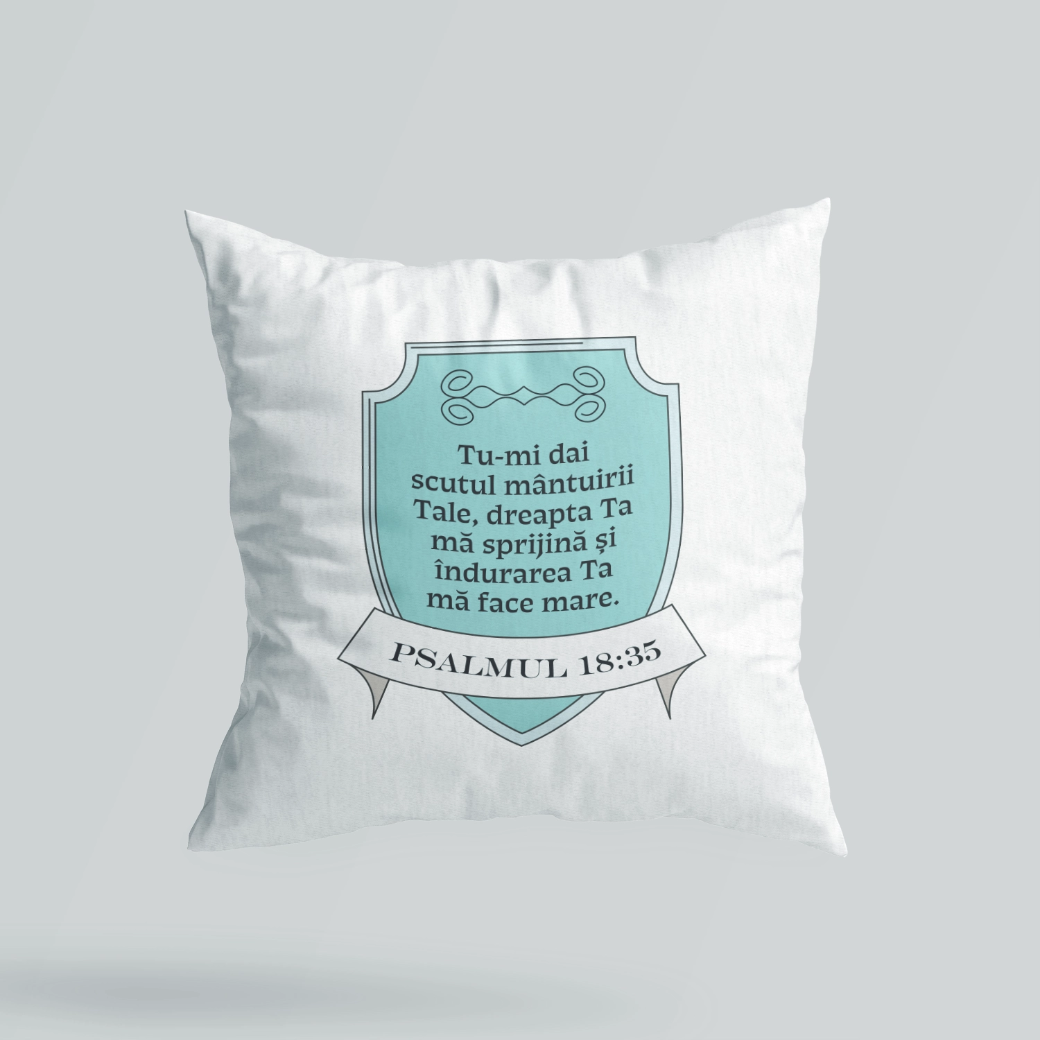 Perna cadou crestin cu verset din Biblie - Psalmul 18:35